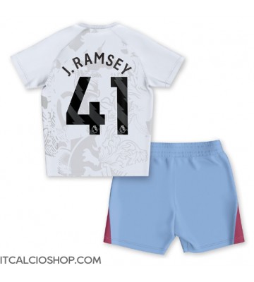 Aston Villa Jacob Ramsey #41 Seconda Maglia Bambino 2023-24 Manica Corta (+ Pantaloni corti)